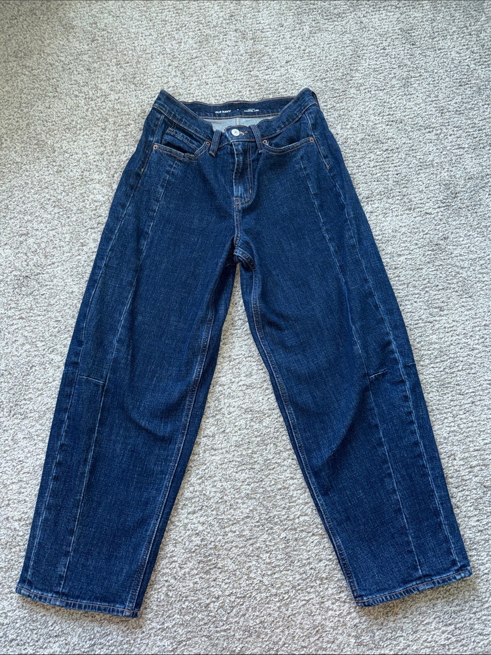 Old Navy Dark Wash Straight-Leg Jeans